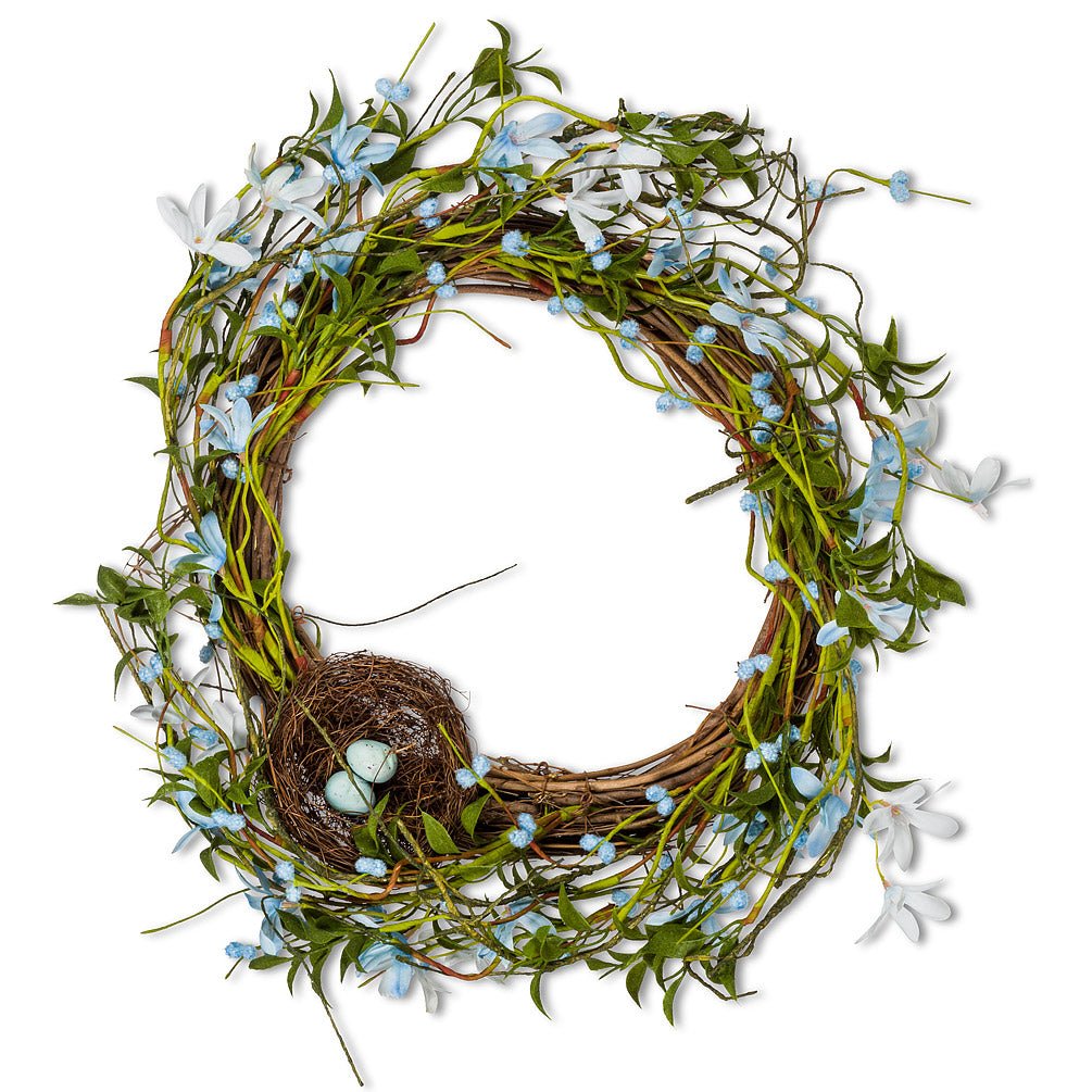 Flower & Nest Wreath