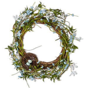 Flower & Nest Wreath