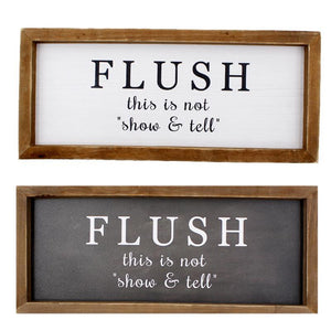 Flush Wall Plaque