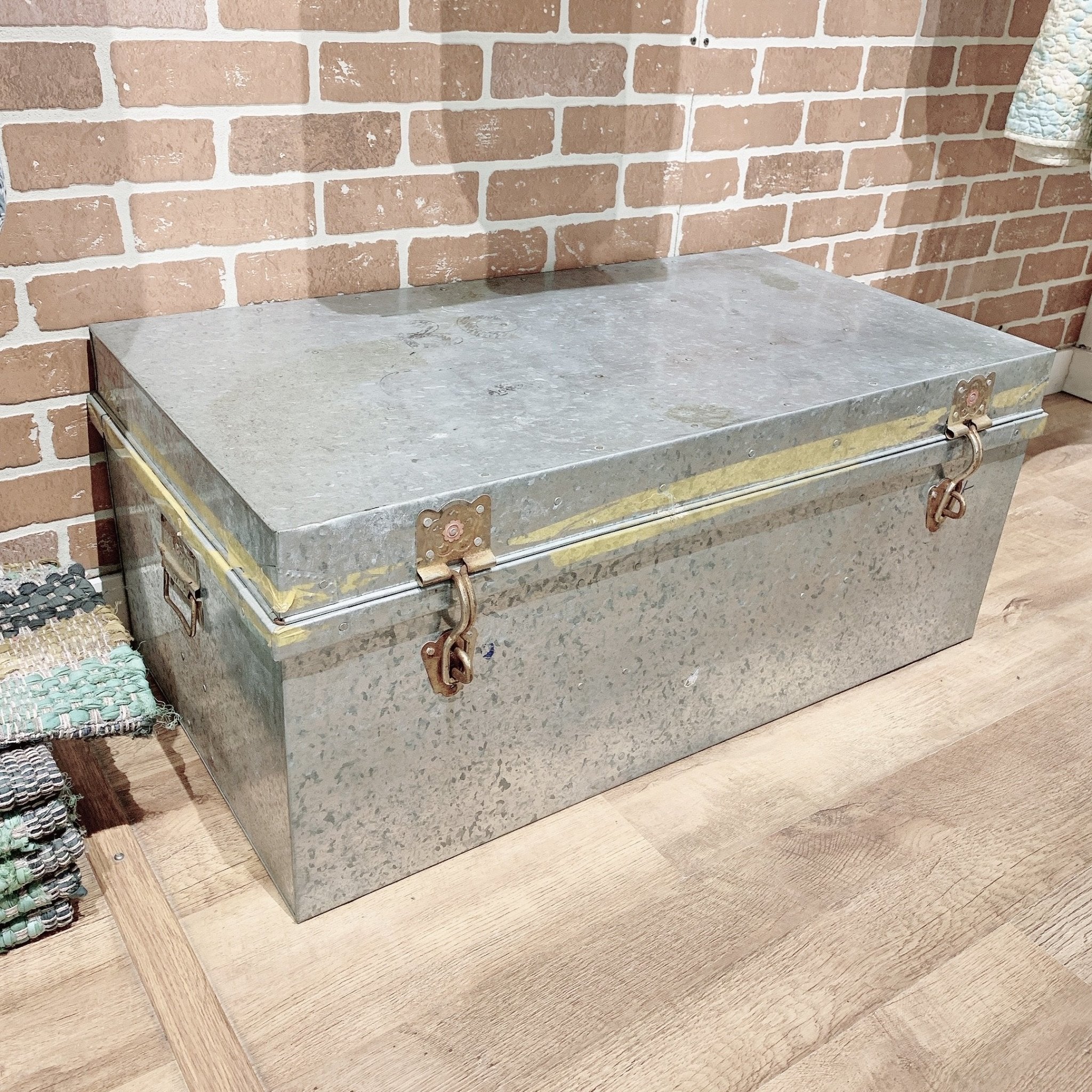 Galvanized Storage Trunk