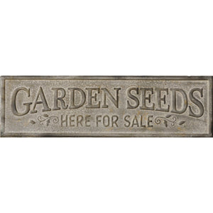 Garden Seeds Sign