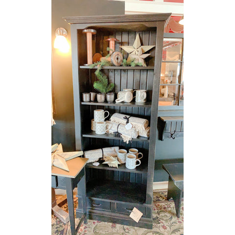 Genevieve Bookcase - Vintage Black