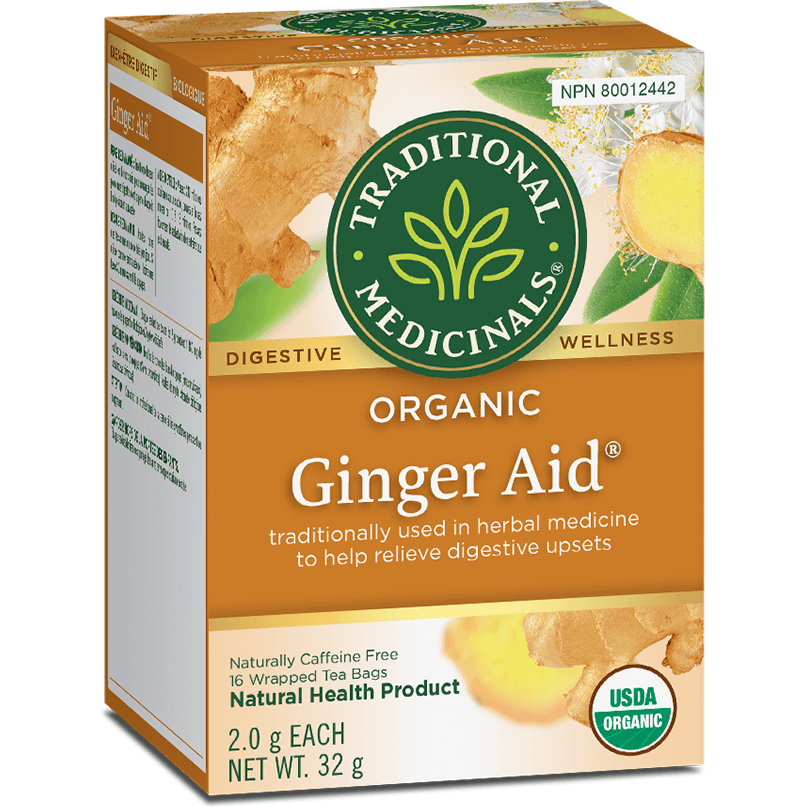 Ginger Aid Bagged Organic 'Traditional Medicinals' Tea