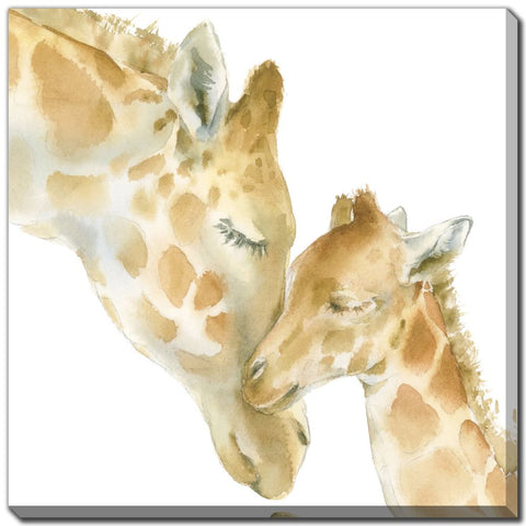 Giraffe Love - Printed Canvas