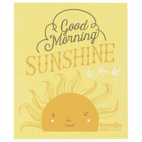 Good Morning Sunshine Swedish Dishcloth