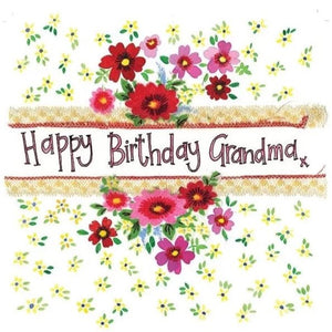 Grandma Floral - Greeting Card - Birthday