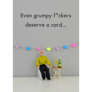 Grumpy Fucker - Greeting Card - Birthday