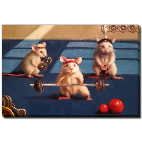 Gym Rats - Printed Canvas