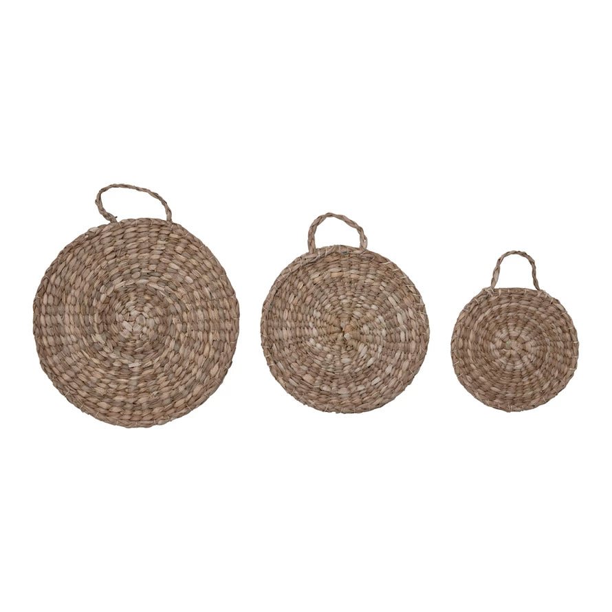 Hand-Woven Bankuan Trivets With Handles