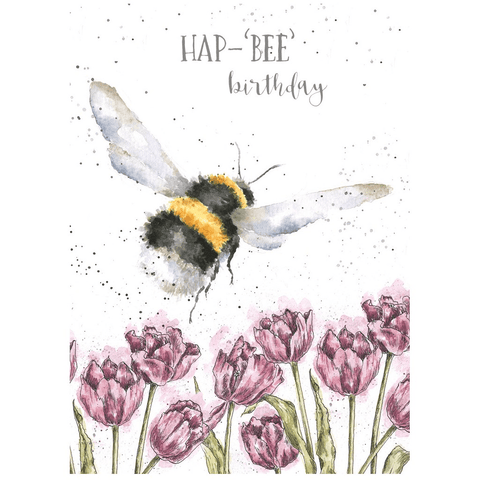 Hap Bee Birthday - Greeting Card - Birthday