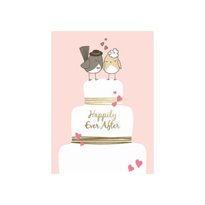 Happily Ever After Birds - Greeting Card - Wedding