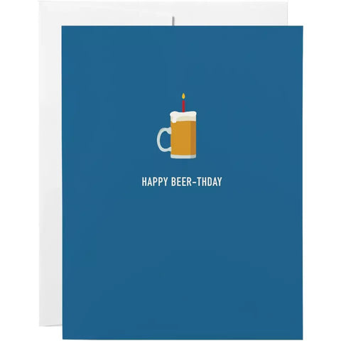 Happy Beer-Thday - Greeting Card - Birthday