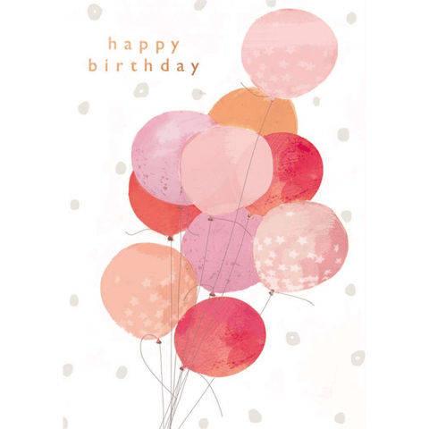 Happy Birthday Balloons - Greeting Card - Birthday