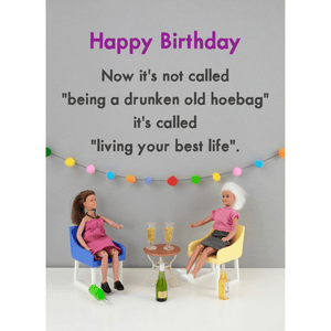 Happy Birthday Hoebag - Greeting Card - Birthday