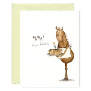 Hay Cake - Greeting Card - Birthday