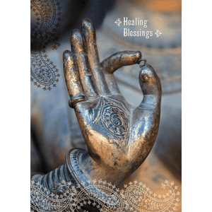Healing Blessings Buddha - Greeting Card - Get Well Soon