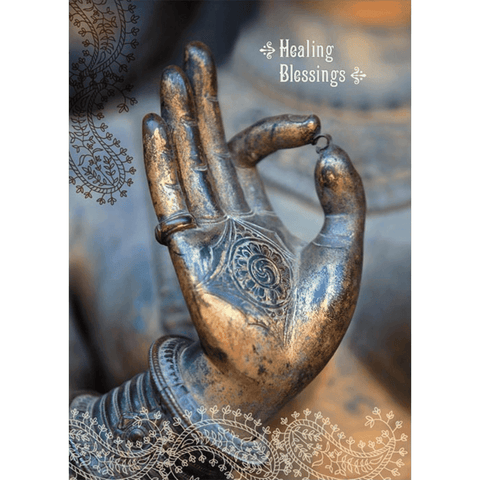 Healing Blessings Buddha - Greeting Card - Get Well Soon