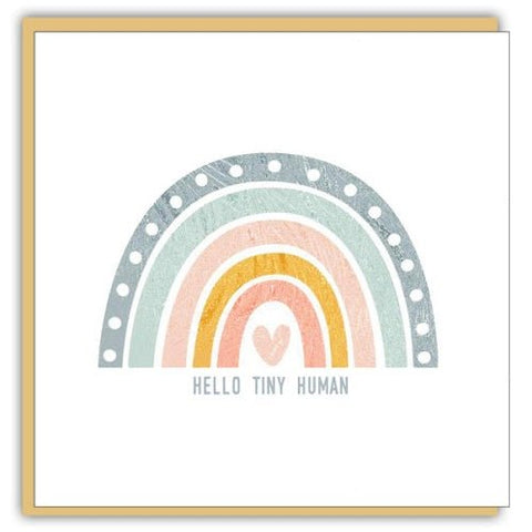 Hello Tiny Human - Greeting Card - Baby