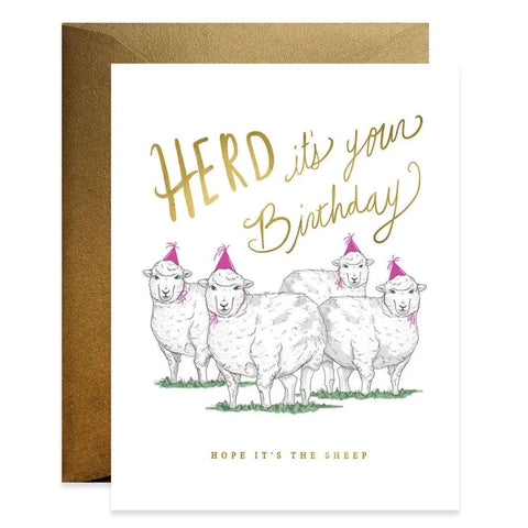 Herd It's Your Birthday - Greeting Card - Birthday