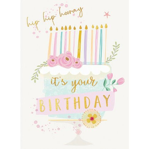 Hip Hip Hooray - Greeting Card - Birthday