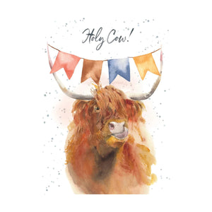 Holy Cow - Greeting Card - Birthday