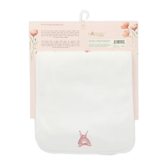 Honey Bunny Burp Cloth