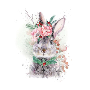 Hoppy Holidays - Enclosure Greeting Card - Christmas
