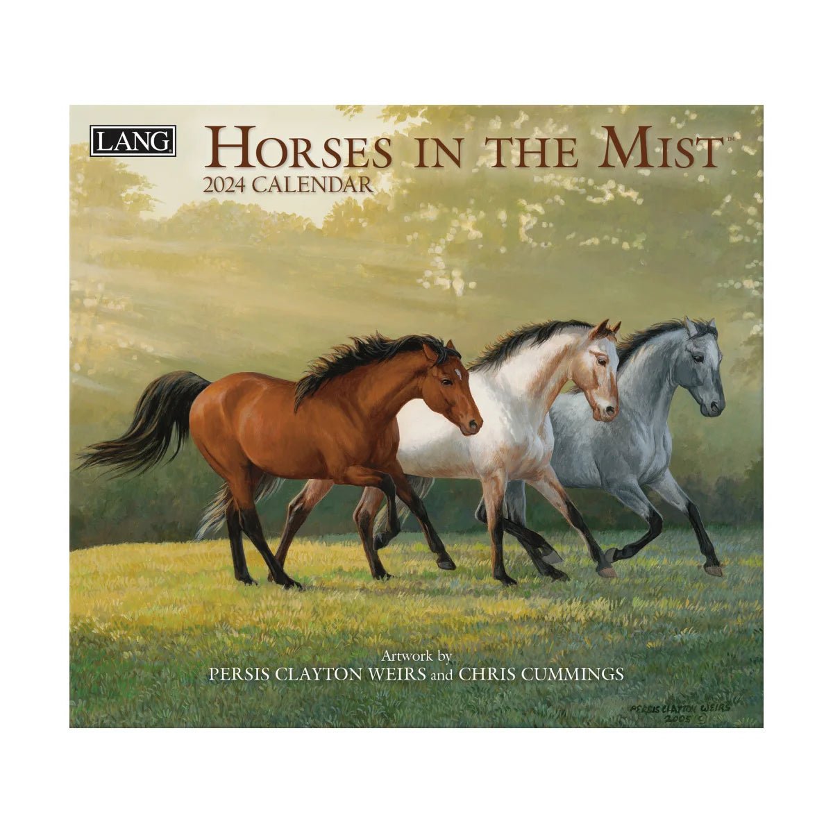 Horses In The Mist Calendar - 2024