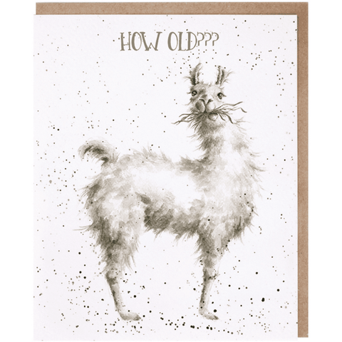 How Old??? - Greeting Card - Birthday