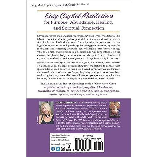 How To Meditate With Crystals- Paperback Book