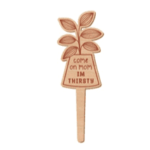 Humorous Wooden Plant Marker
