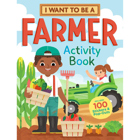 I Want To Be A Farmer Activity Book - Paperback Book