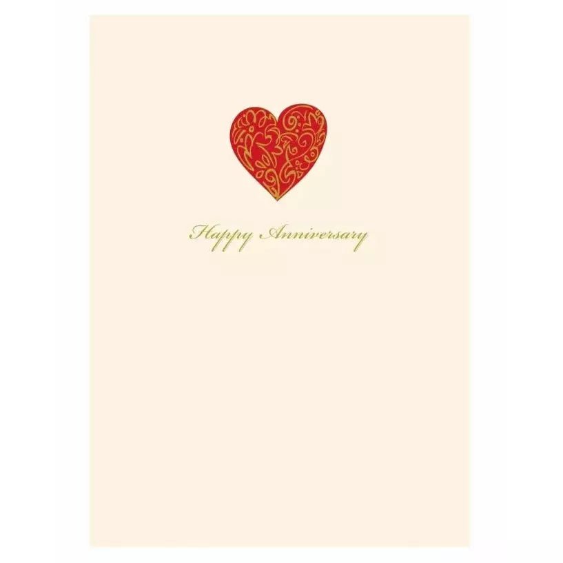 Illustrated Heart - Greeting Card - Anniversary