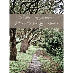 In The Company Of Trees - Greeting Card - Sympathy