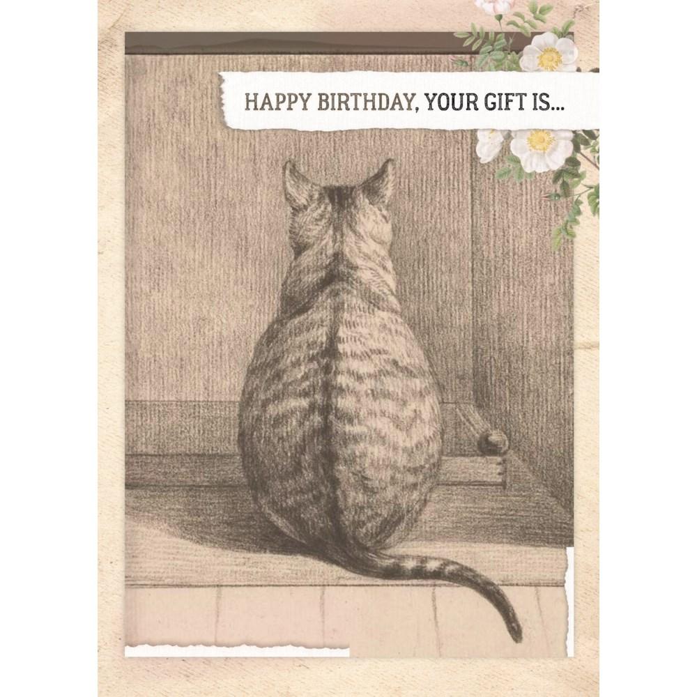 In The Litter Box - Greeting Card - Birthday