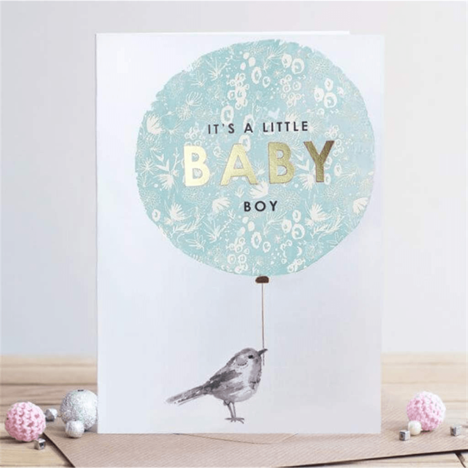 It's a Little Baby Boy - Greeting Card - Baby