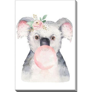 Jungle Cutie - Koala - Printed Canvas