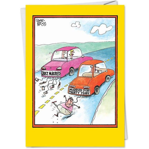 Just Married / Married For Thirty Years - Greeting Cards - Anniversary