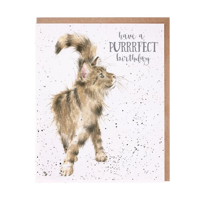 Just Purrfect - Greeting Card - Birthday