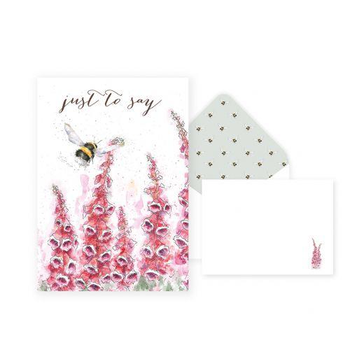 Just To Say - Notecard Set - Blank