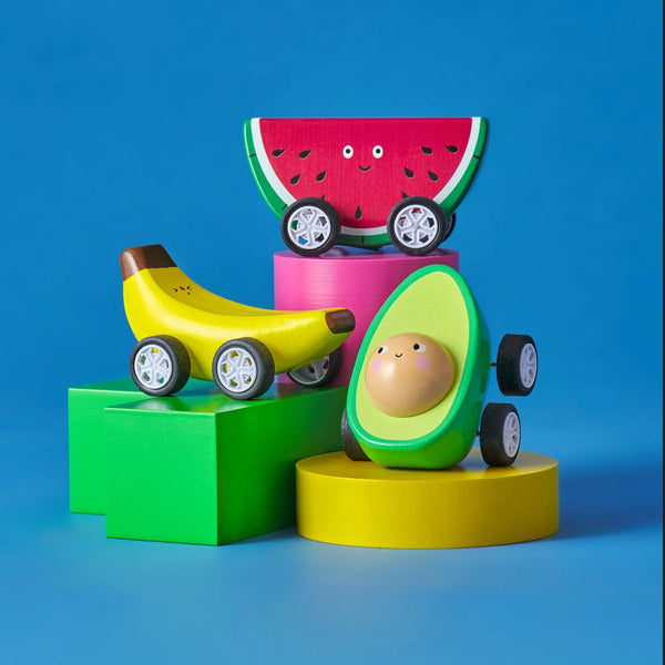 Kidoki Fruit-Fun Pullback Cars