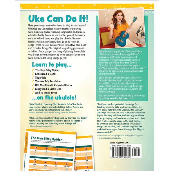 Kids' Guide To Learning The Ukulele - Paperback Book