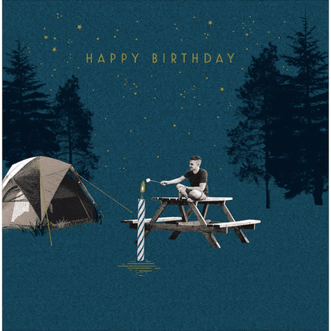 King Of The Campfire - Greeting Card - Birthday