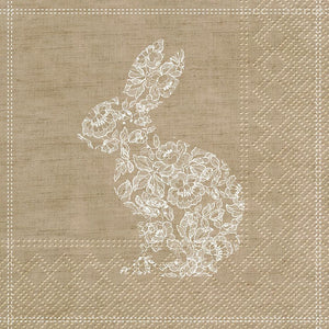 Lace Bunny - Paper Napkins