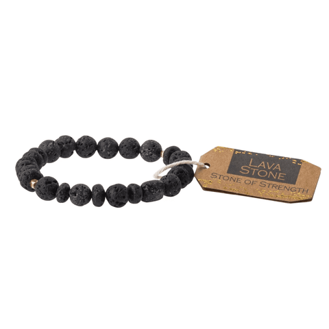 Lava Stone Bracelet - Stone Of Strength