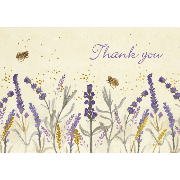 Lavender & Honey - Notecard Set - Thank You