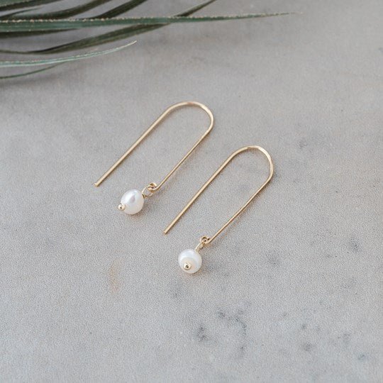 Lore Earrings With Pearl