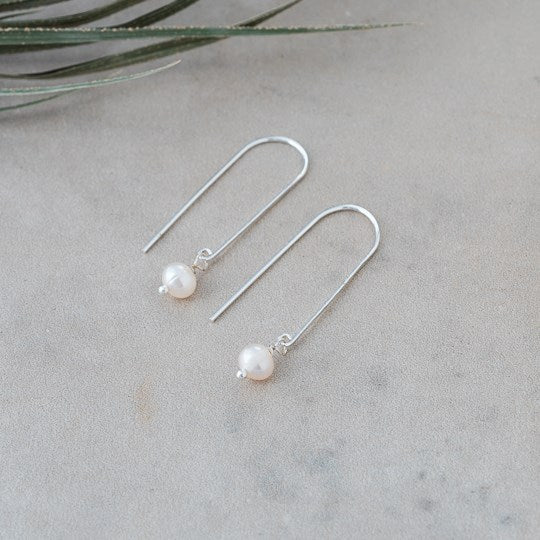 Lore Earrings With Pearl