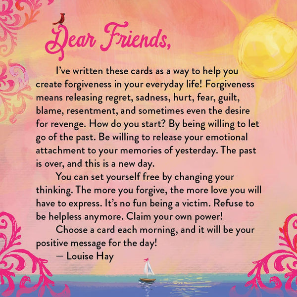 Louise Hay's Affirmations For Forgiveness Cards