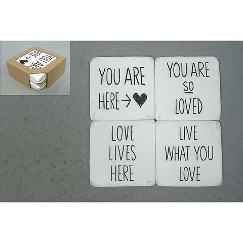 Love Coasters - Set of 4